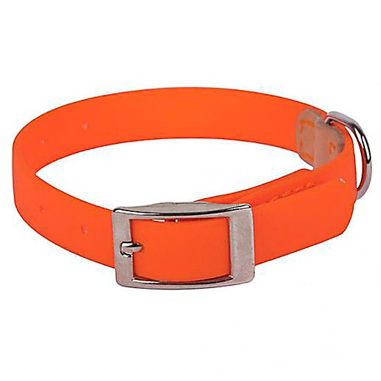 Petuky collar fluo biothane naranja talla l