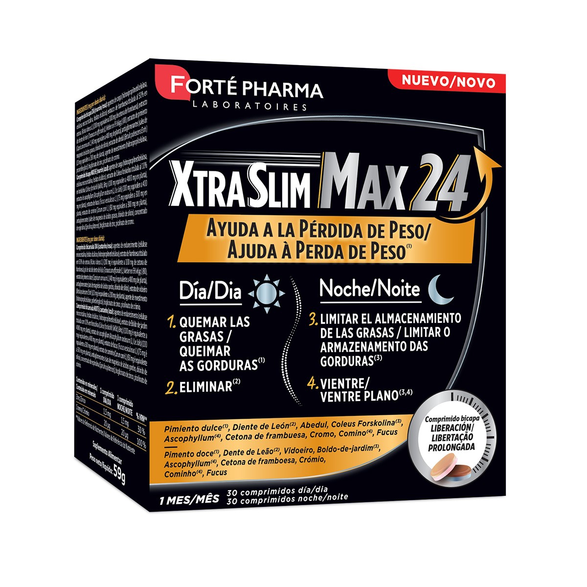 Xtraslim max 24 60 comprimidos.