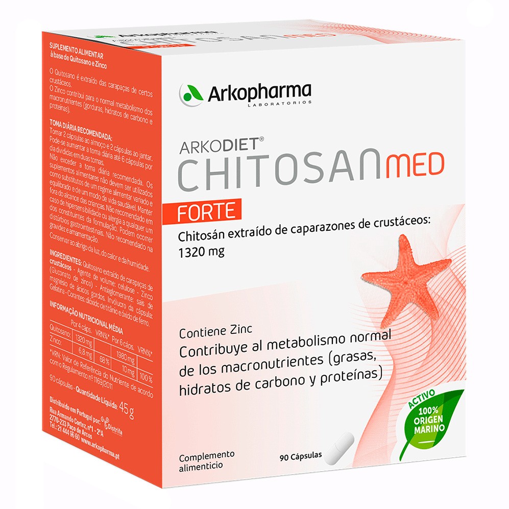 Arkodiet Chitosan Forte 90 cápsulas